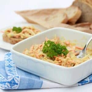 Salát Coleslaw s kysaným zelím