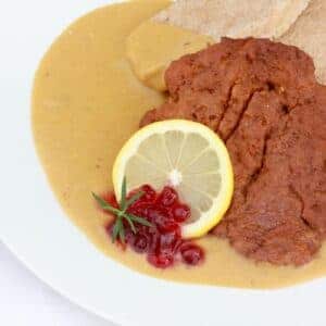 Svíčková omáčka - vegan, bezlepku