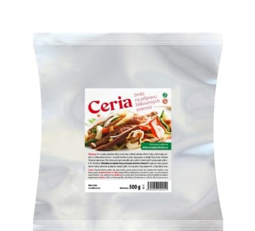 Cerie je bílkovinná směs na přípravu pokrmů s vyšším obsahem bílkovin